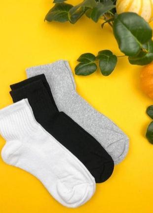 Набір 6 пар асорті жіночі зимові шкарпетки з махровою підошвою середні з гумкою в рубчик 36-40р.