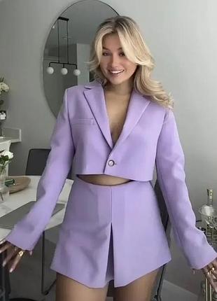 Укорочений жакет пиджак піджак блейзер