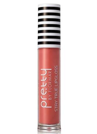 Блиск для губ pretty by flormar stay true lipgloss 005 — soft pink