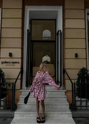 Льняное платье