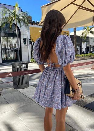 Платье с открытой спиной