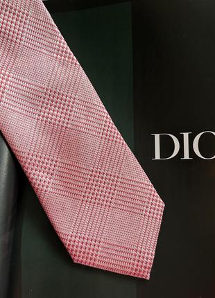 Красный шелковый галстук в клетку charles tyrwhitt