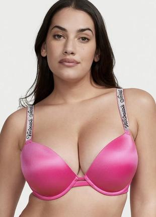 Бюстгальтер с камушками пуш ап victorias secret оригинал виктория сикрет бюст со стразами