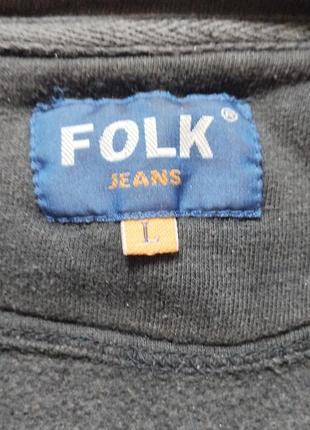 Кофта на змейке folk jeans l размер5 фото