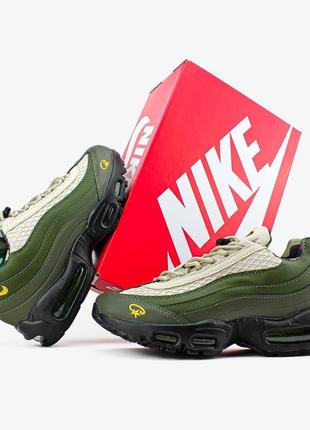 Мужские кроссовки nike air max 95 sp corteiz gutta green