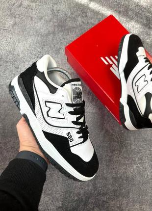 New balance 550 black white