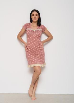 Рубашка женская с рукавами, вискозная