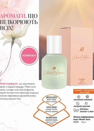 Жіноча парфумована вода vibrant aura, 50 мл код продукту 1001791