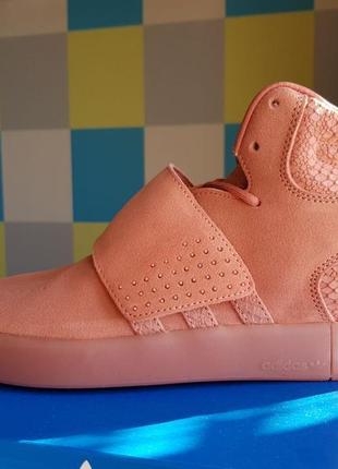 Adidas tubular оригинал 38 ст.24.5 см новые кожаные хайтопы кроссовки ботинки