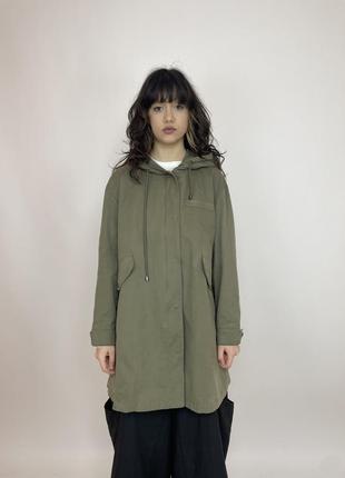 Женское пальто оверзайз плащ mango suit военная куртка military streetwear oversized