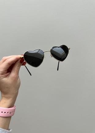 Окуляри очки сердечки сонцезахисні з поляризованою лінзою