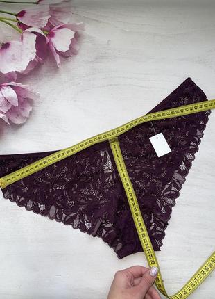 Кружевные трусики бразилианы
