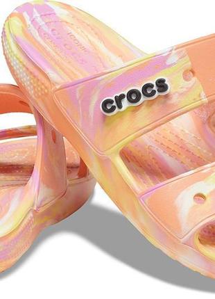 Crocs classic marbled шлепанцы мужские крокс м10, м11.