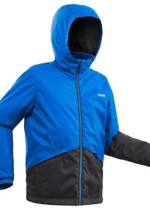 Куртка зимняя  100 для лижного спорту синя