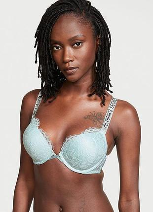 Бюстгальтер с камушками пуш ап victorias secret оригинал виктория сикрет бюст со стразами