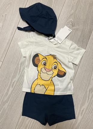 Комплект disney 4/6m тройка h&m