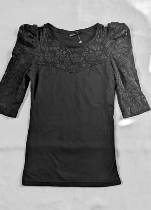 Блузка ажурный трикотаж xs