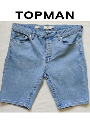 Шорти джинсові topman stretch skinny розмір s-м