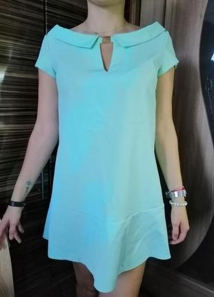Sale! красивое платье мятного цвета