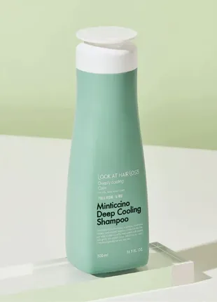 Охолоджуючий шампунь daeng gi meo ri look at hair loss minticcino deep cooling shampoo
