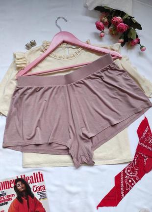 Розовые шорты для дома и сна женская пижама домашняя одежда