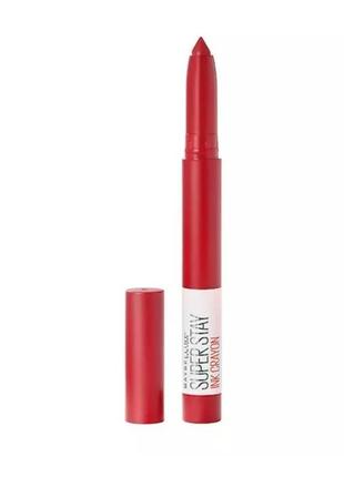 Maybelline superstay ink crayon матова помада 45 hustle in heels