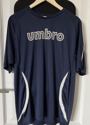 Спортивная футболка umbro темно-синяя