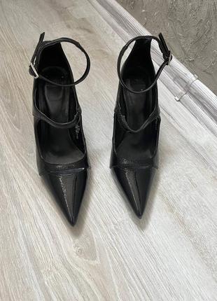 Кожаные туфли m&amp;s collection stiletto heel use