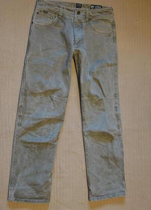Отличные винтажные х/б джинсы в стиле аутдор пепельного цвета kühl rydr сша 32/32