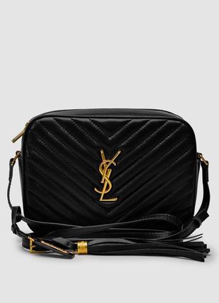 Сумка в стиле saint laurent lou quilted camera bag