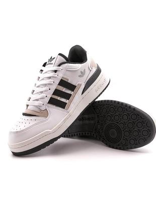 Кроссовки adidas forum low black white