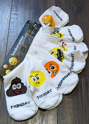 Набор носки носки со смайлами
