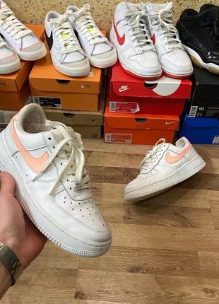 Кросівки nike air force 1 orange | кроссовки найк аир форс оригінал