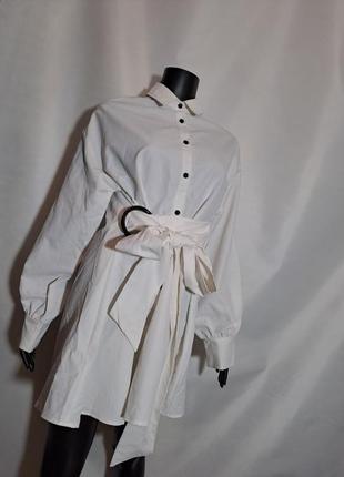 Оригинальное платье блуза бант