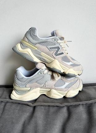 Крутейшие женские и мужские кроссовки new balance 9060 lunar new year grey серо-бежевые