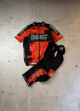 Bmc cycling suit jersey short велокостюм джерсі шорти вело оригінал rapha scott