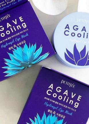 Гідрогелеві охолоджувальні патчі для очей з екстрактом агави petitfee agave cooling hydrogel eye mask