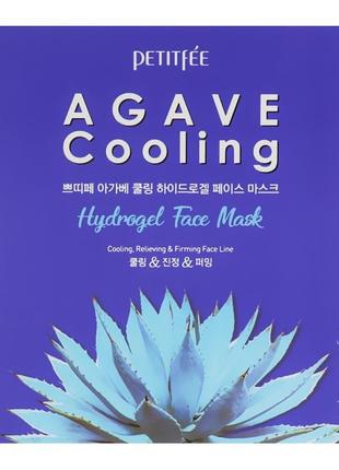 Гідрогелева охолоджувальна маска для обличчя з екстрактом агави petitfee&koelf agave cooling hydrogel face mask