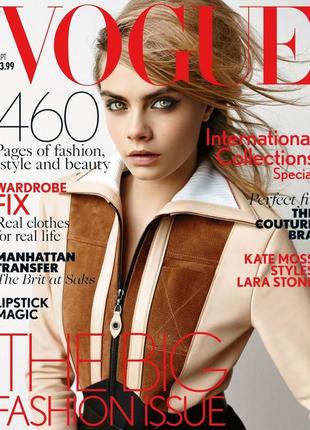 Журнал vogue uk (september 2014), журналы вог британия, кара делевинь