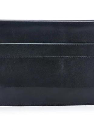 Кожаный чехол для ноутбука skin and skin sleeve 15.6 черный (lc04bl-15)