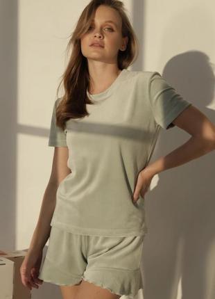 Піжама комплект футболка шорти жіноча