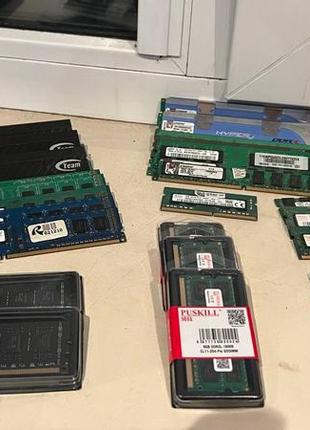 Новую оперативную память для пк и ноутбуков, ddr3 и sodimm ddr3 4 8gb