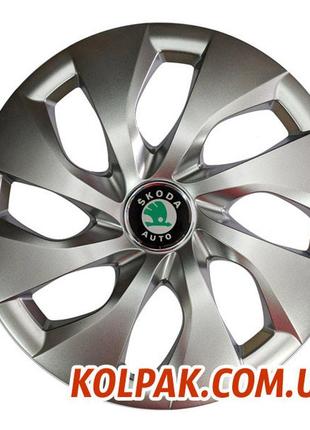 Колпаки ковпаки на колеса skoda r16 под оригинал
