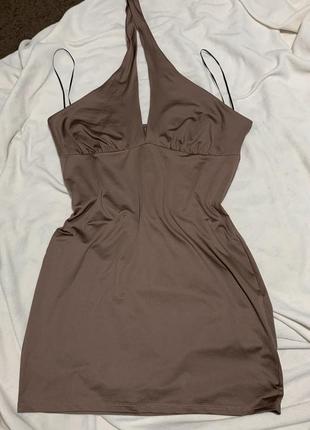 Sexy brown dress