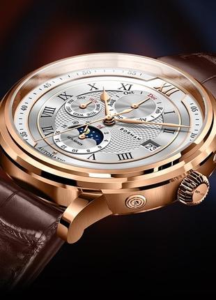 Мужские наручные часы механические круглые гарантия 12 месяцев borman club