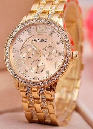 Жіночі наручні годинники geneva gold