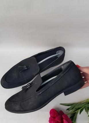 Туфли лоферы мужские замшевые большого размера pier • one