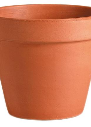 Горшок для растения deroma гладкий 8 л коричневый (000002940) (bbx)