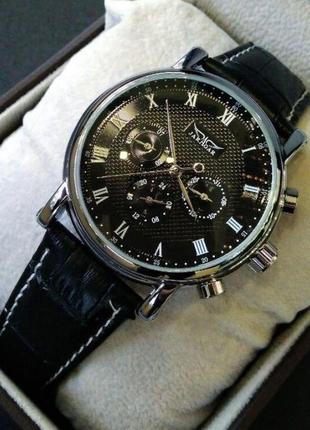 Чоловічі наручні годинники круглі механічні гарантія 6 місяців jaragar boss
