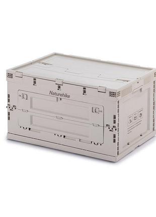 Складаний контейнер naturehike pp box nh20sj036 50 л, сірий